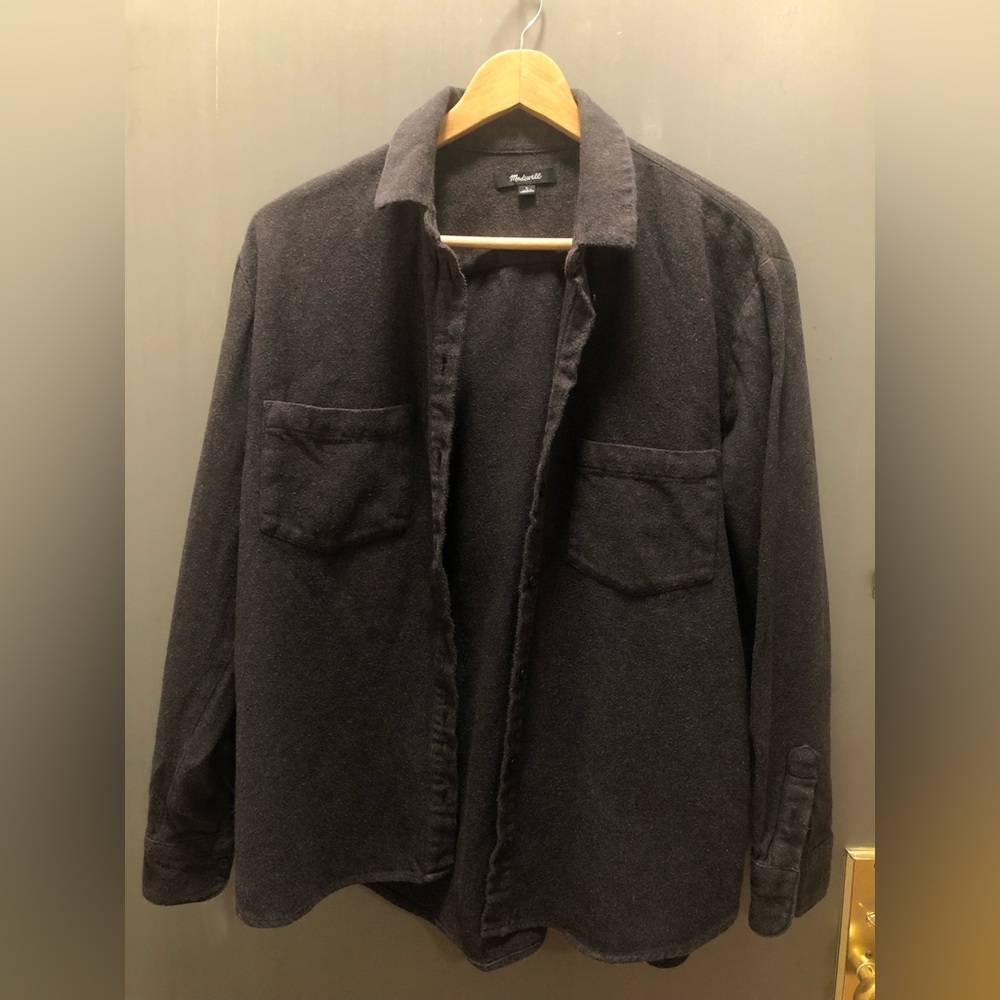 Madewell Charcoal Grey Shacket